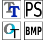 Type icons