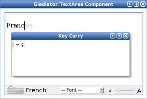 Key Curry prompt for c-cedilla in the French map