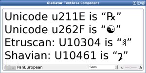 Key Curry supports direct entry of Unicode hex values.