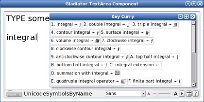 Unicode Symbol Name IME example.