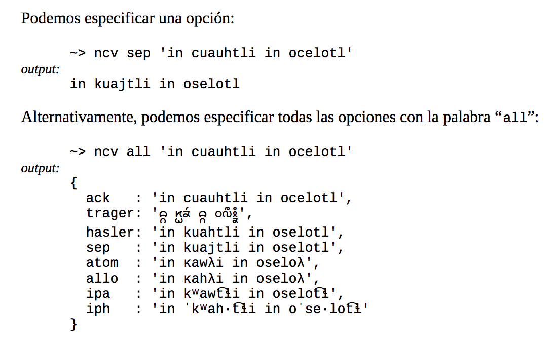 NOCE Nahuatl orthography conversion engine